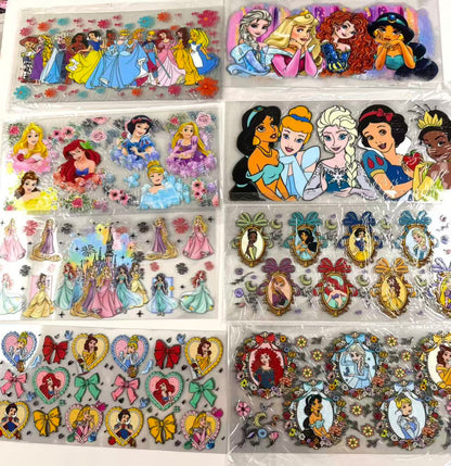 Princess Cup wrap 16oz UVDTF stickers