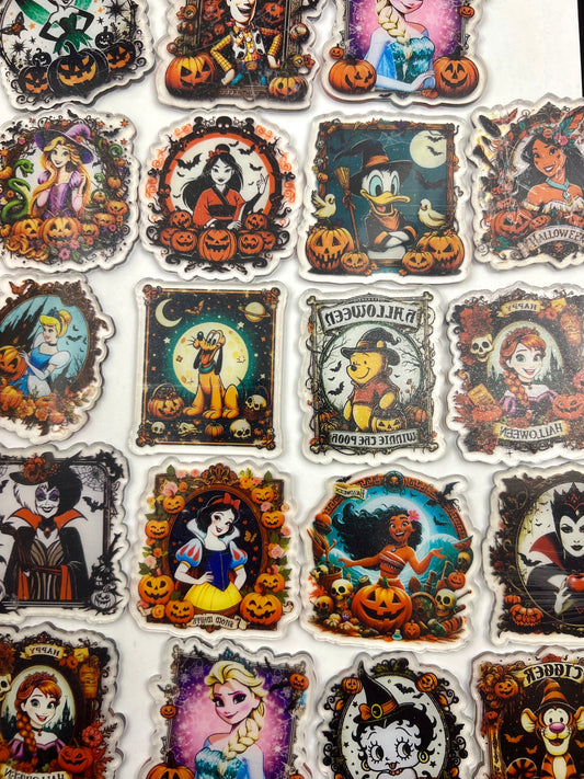 6cm halloween flatback sheet