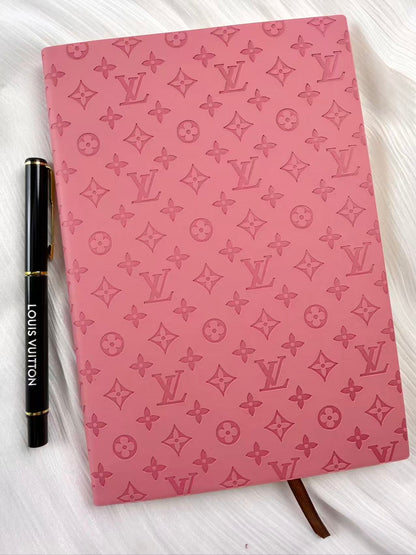 Leather Vv luxury A5 notebook