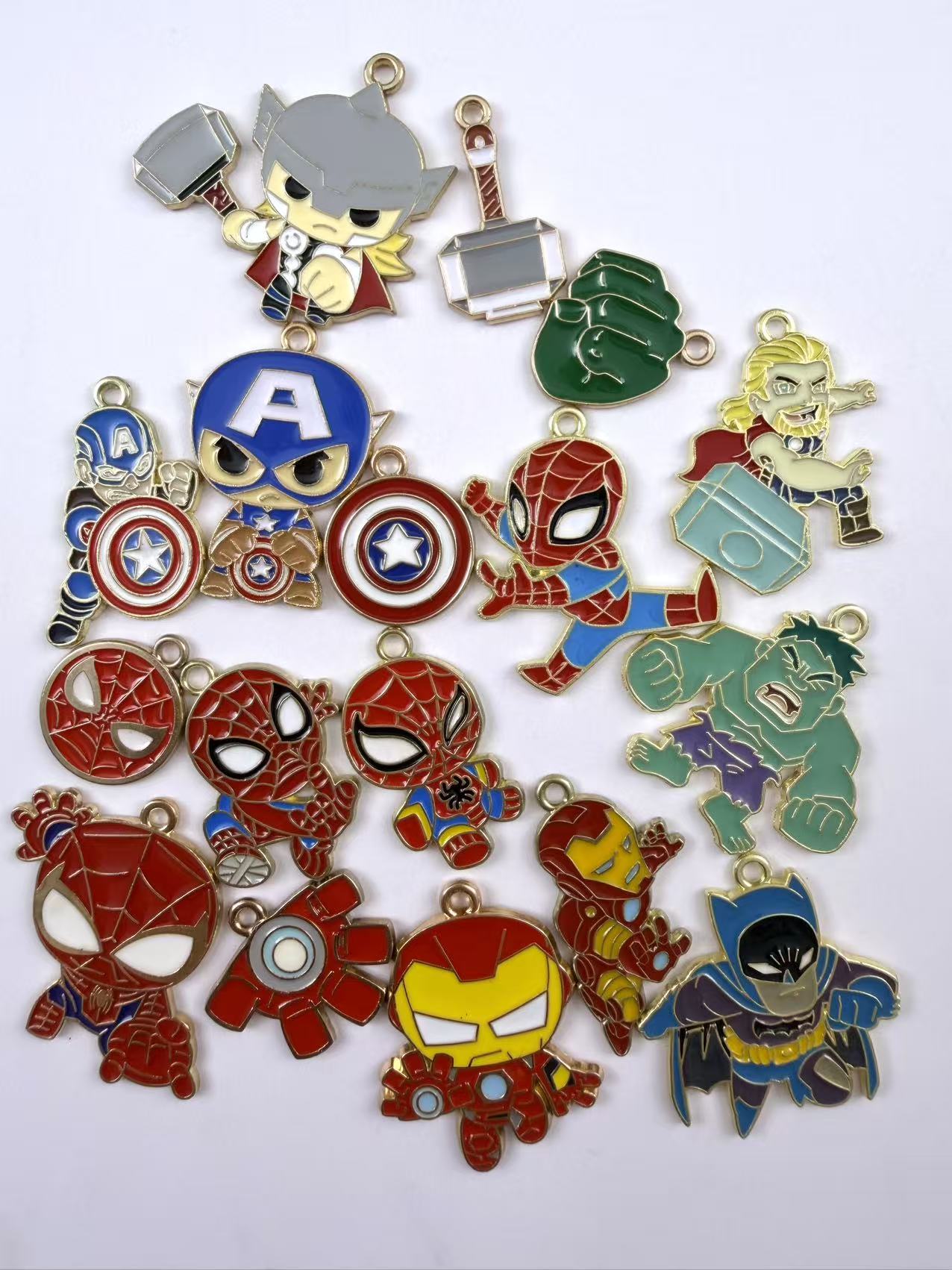 1 inch cartoon charm pendants