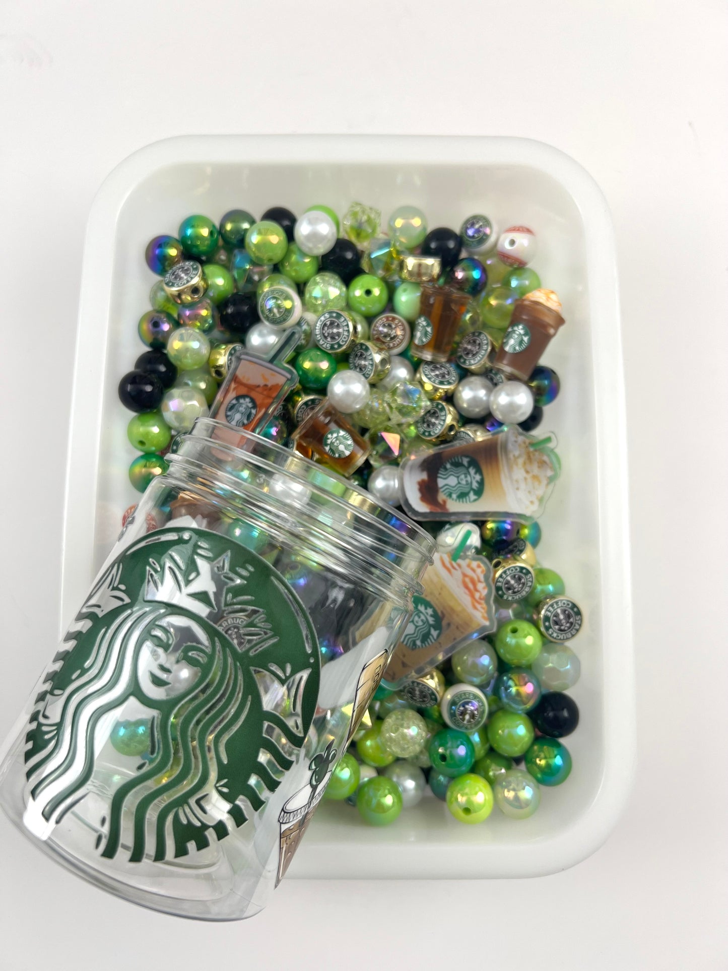 Coffee buck bead mixed