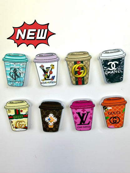 Designer acrylic bottle beads