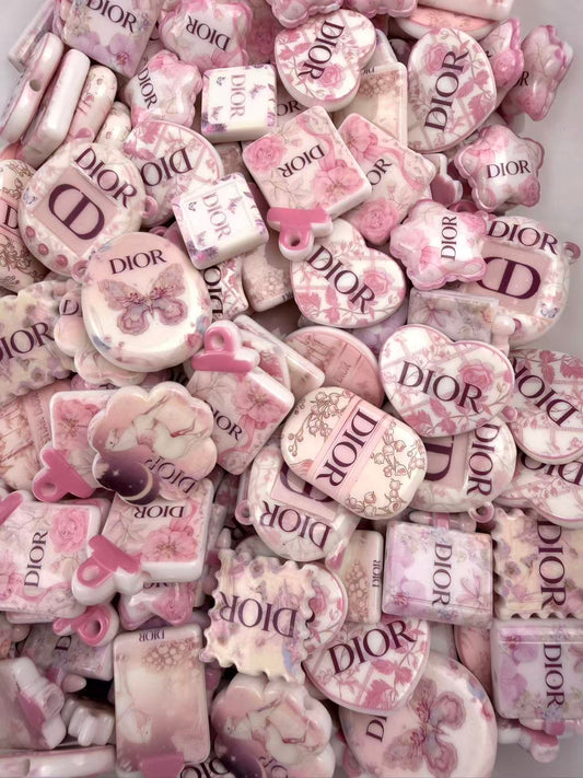 pink dd designer beads