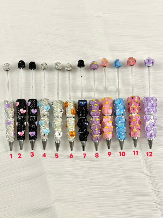 New Rhinestone fancy designer DIY Beaded Pen
