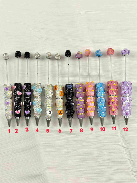 New Rhinestone fancy designer DIY Beaded Pen