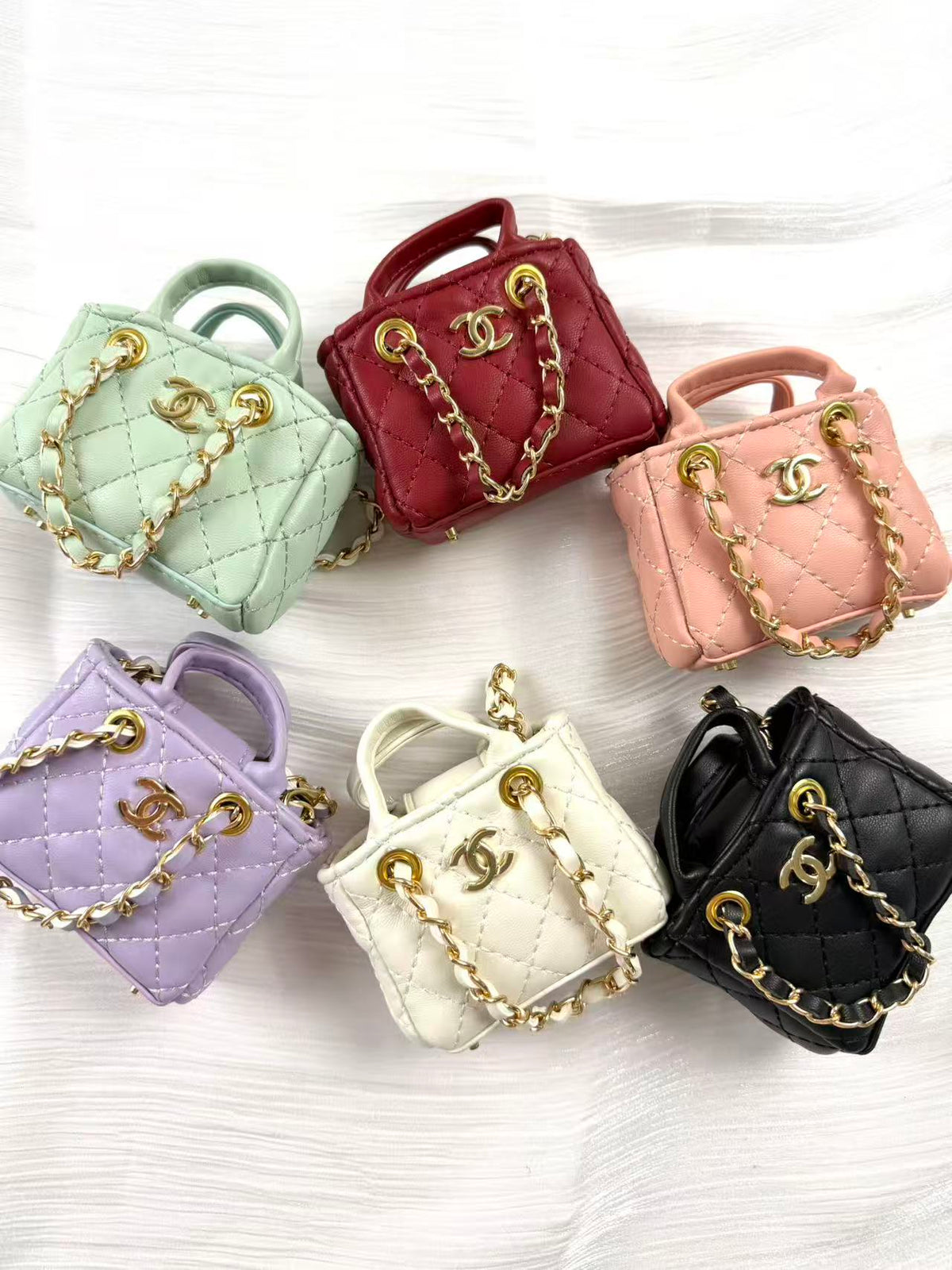 CC Mini keychain bag charm