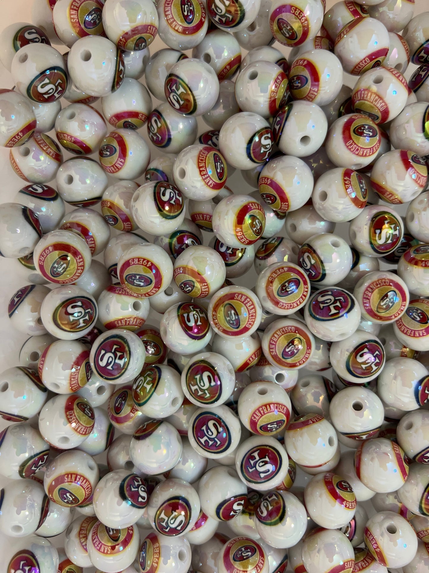 14 American football team bead