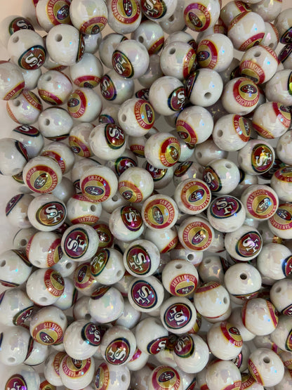 14 American football team bead