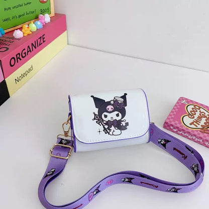 Big character cute shoulder bags