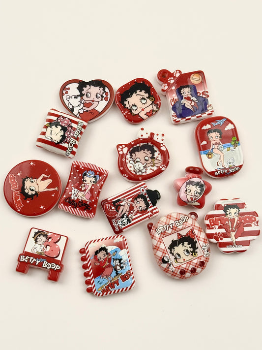 Betty boop pattern beads