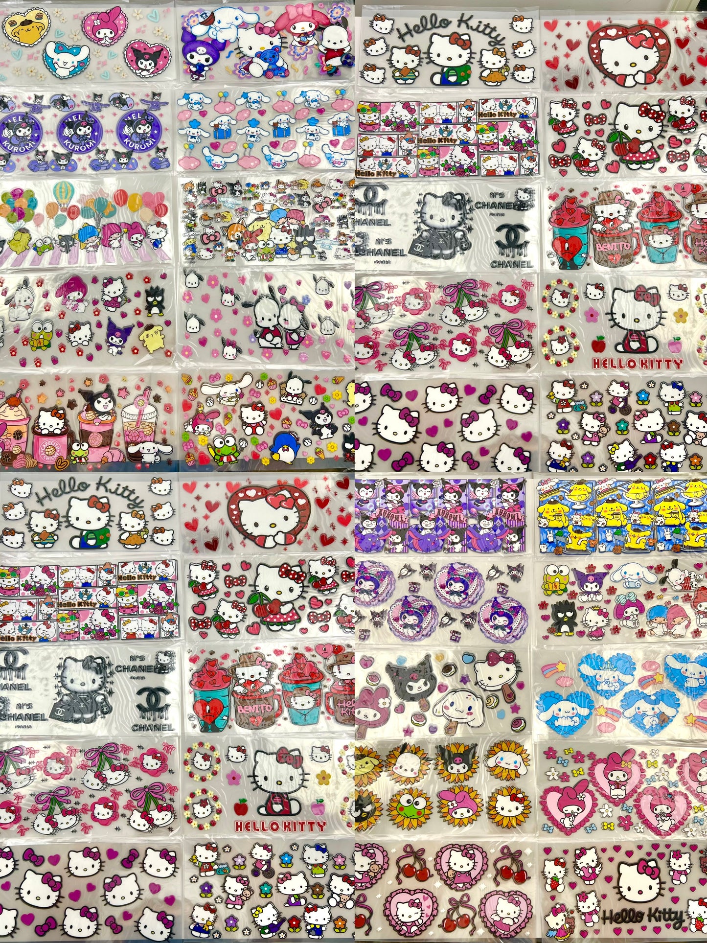 San-rio/HK Cup wrap 16oz UVDTF stickers