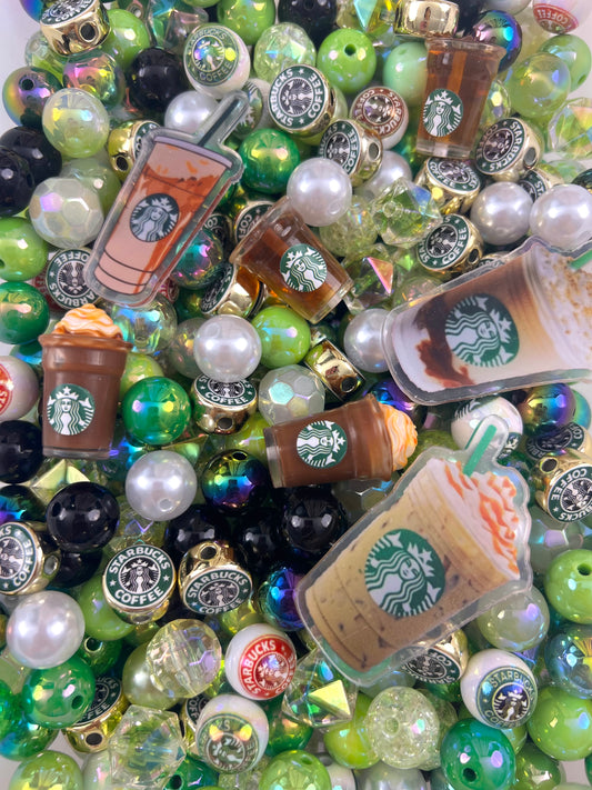 Coffee buck bead mixed