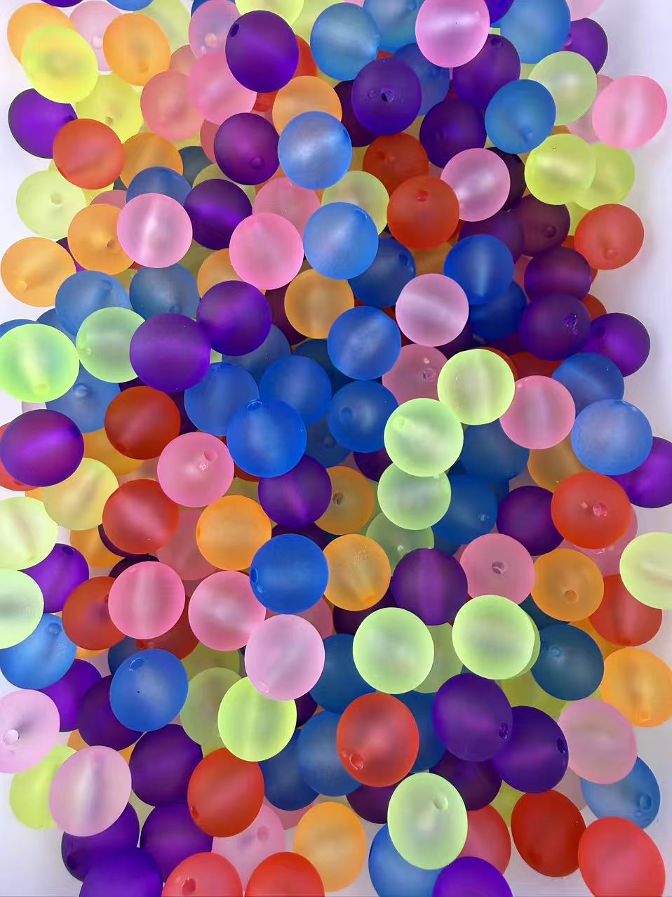 16mm Matte Neon color Beads