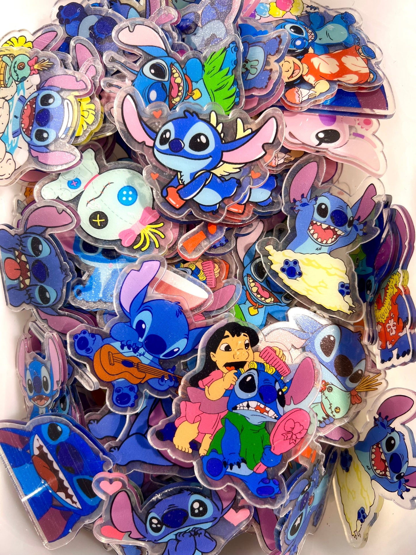 6cm cartoon acrylic flatback sheet