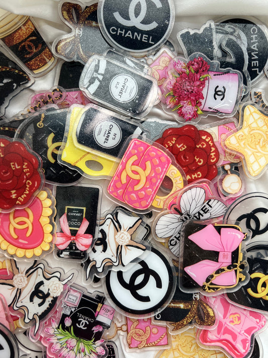 6cm Designer acrylic flatback sheets