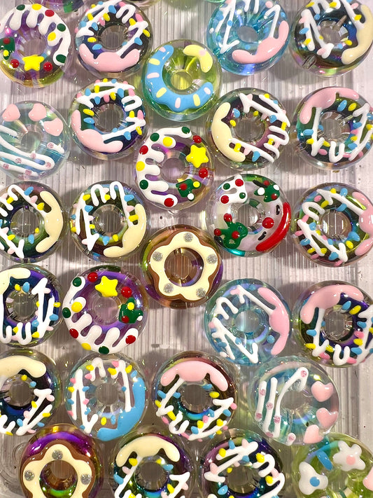 3cm Big donuts beads