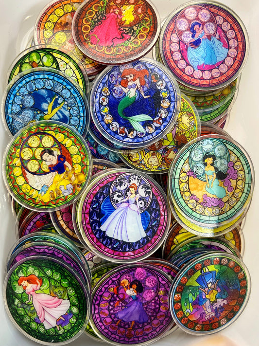 6cm princess acrylic flatback sheet