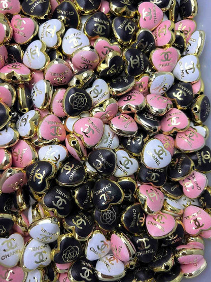 Designer heart mix beads