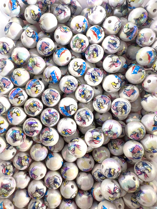 America eagle beads