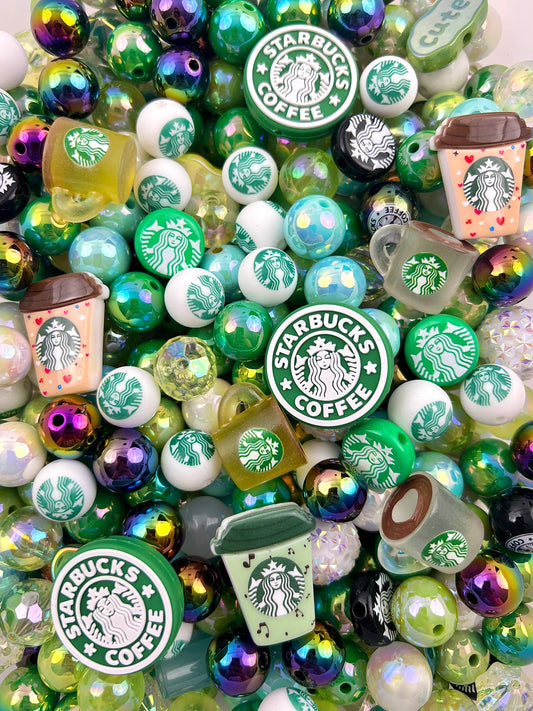 Coffee buck bead mixed