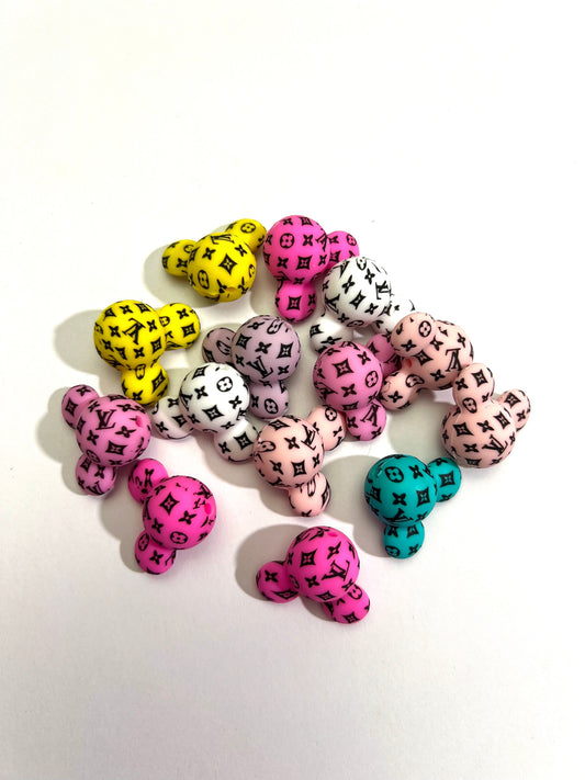 Designer mouse head beads
