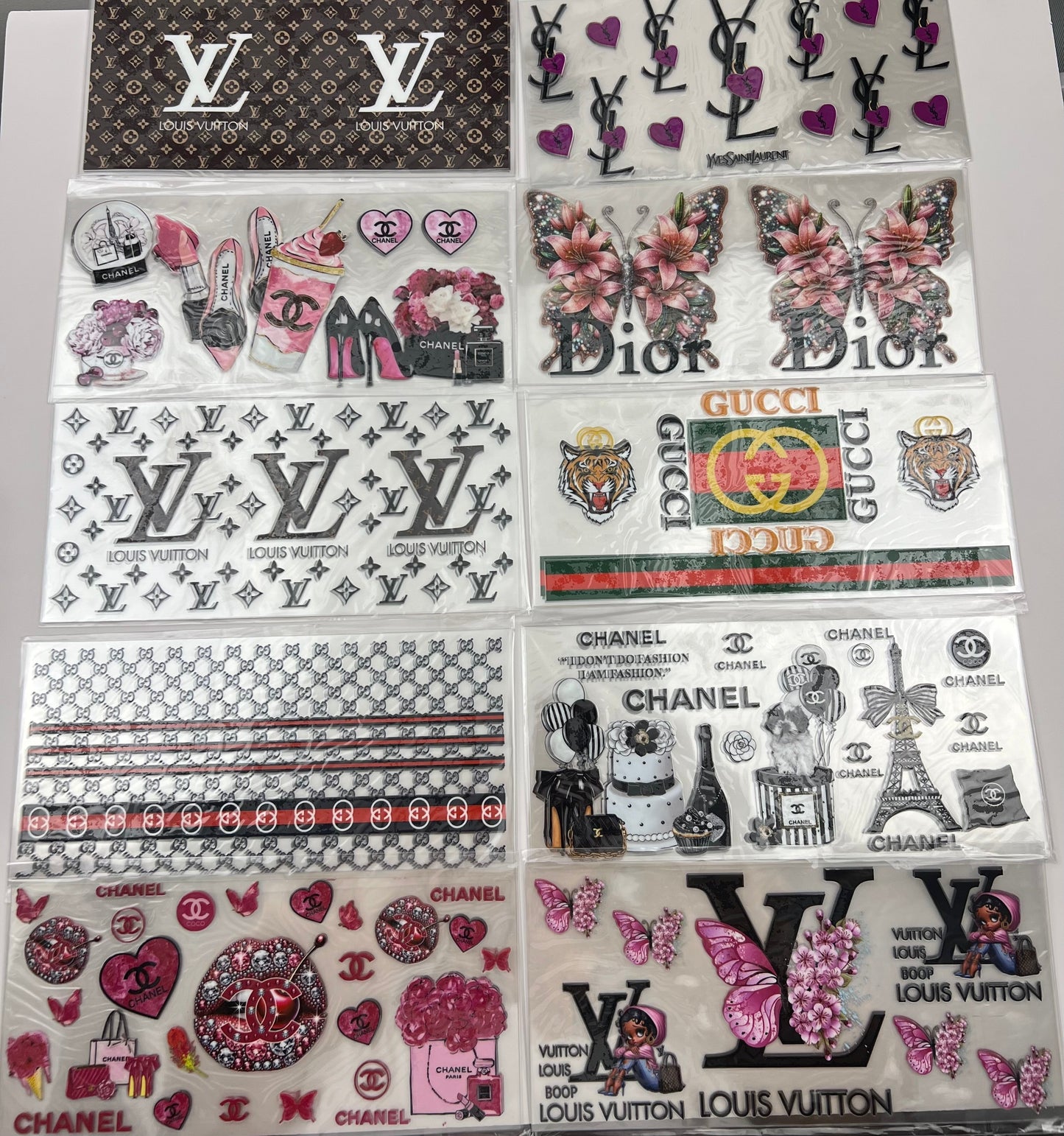 Designer Cupwrap 16oz UVDTF stickers