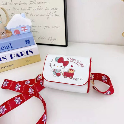 Big character cute shoulder bags