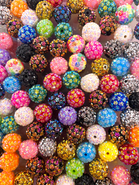 16mm/20mm snowpattern beads