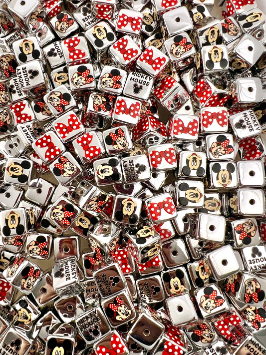 Silver Mickey cube