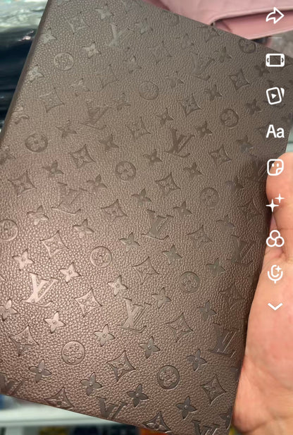 Leather Vv luxury A5 notebook