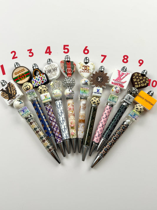 Pen Sparkle beaded Pen-DIY charm writing tool