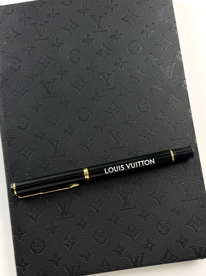 Leather Vv luxury A5 notebook