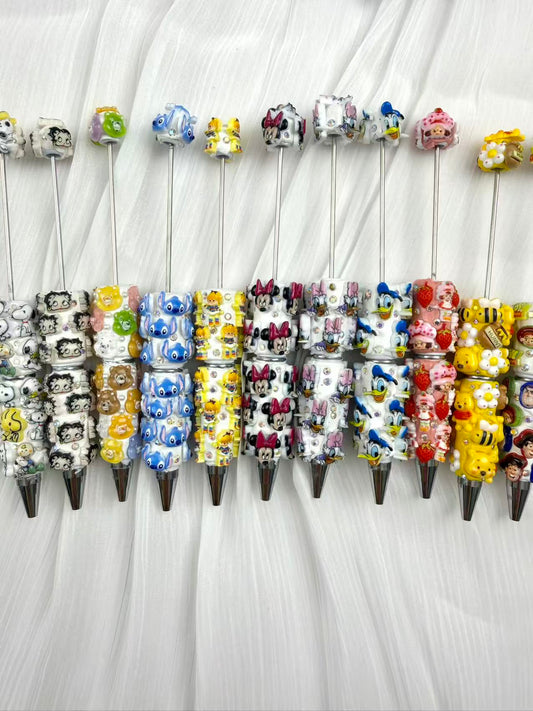 Charms colorful fancy diy pens