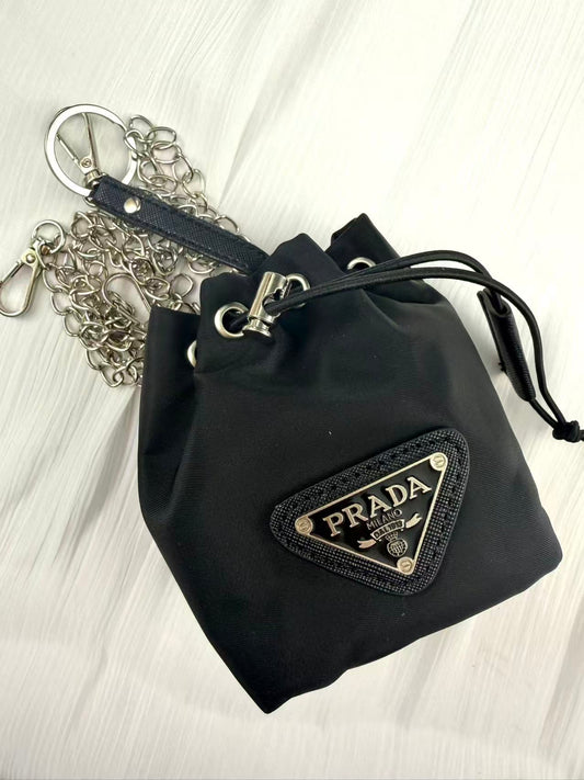 Small PRA bucket bags