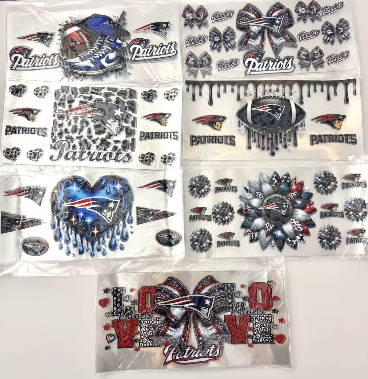 football team Cupwrap 16oz UVDTF stickers
