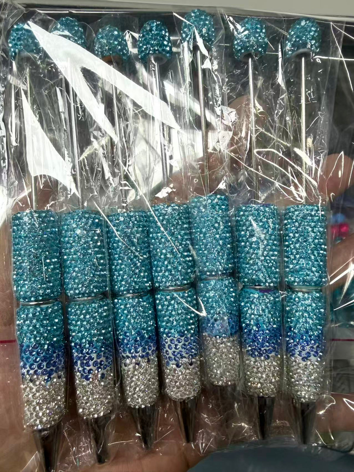 Rhinestone diy pens