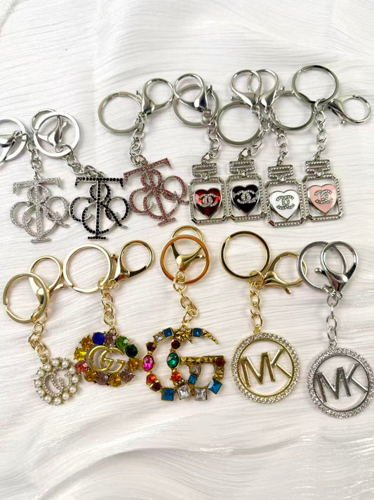Big charm designer keychain bag charm