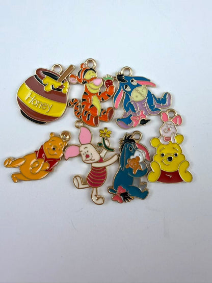 1 inch cartoon charm pendants