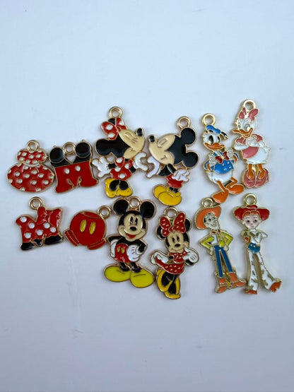 1 inch cartoon charm pendants