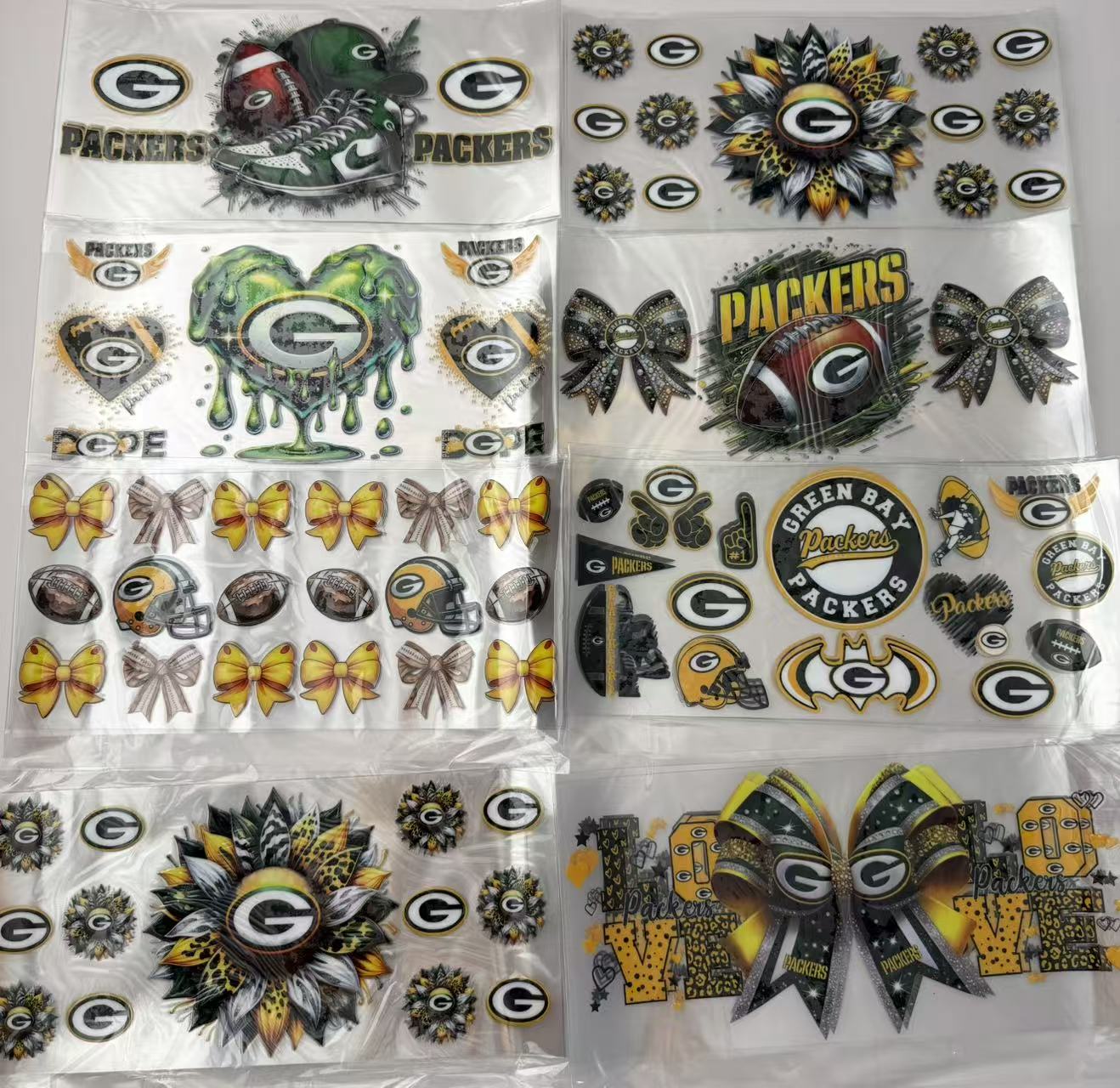 football team Cupwrap 16oz UVDTF stickers