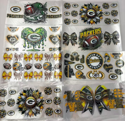 football team Cupwrap 16oz UVDTF stickers