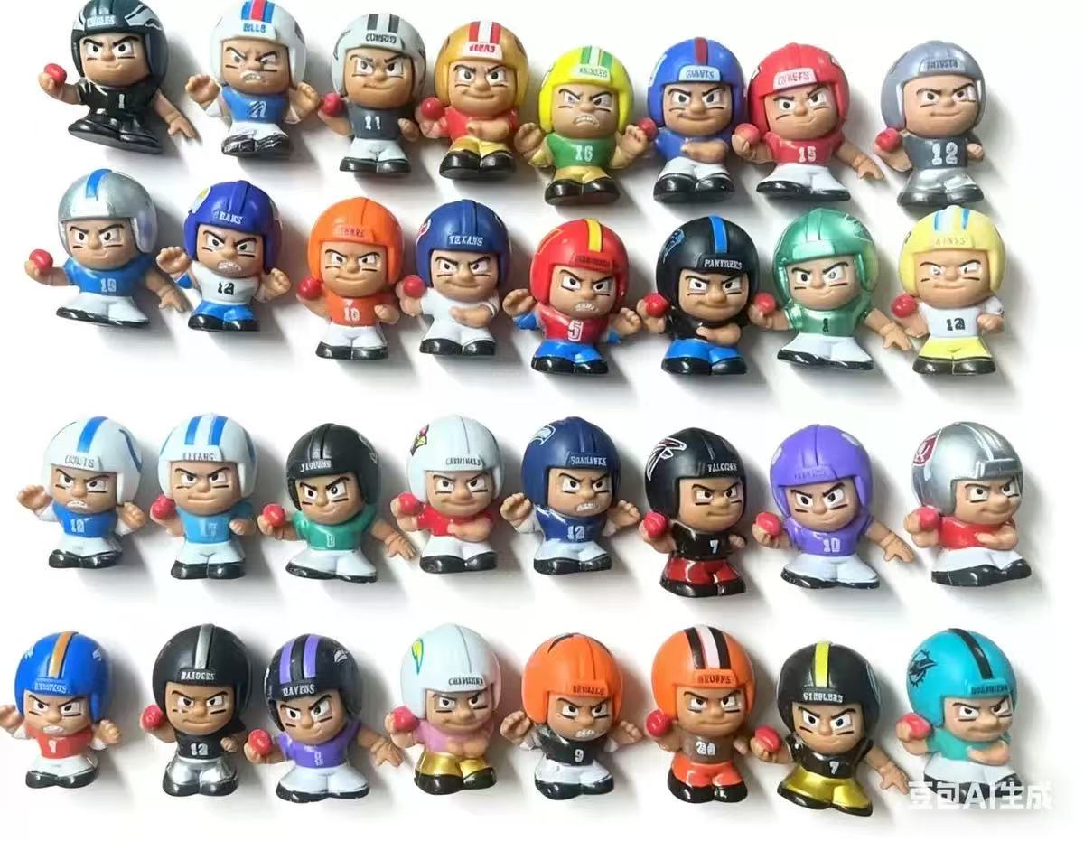 2 inches Football players team charm