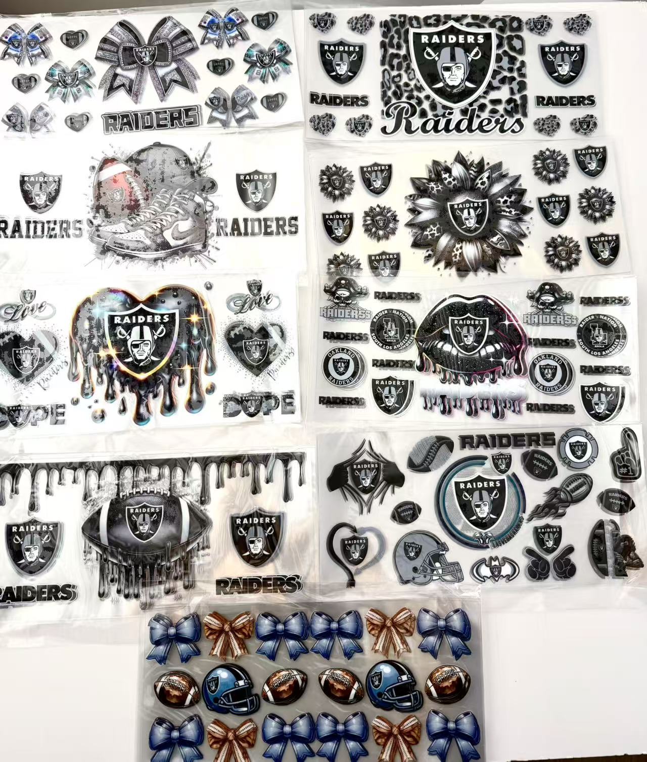 football team Cupwrap 16oz UVDTF stickers