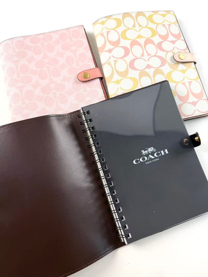Coach Leather luxury A5 notebook Journals