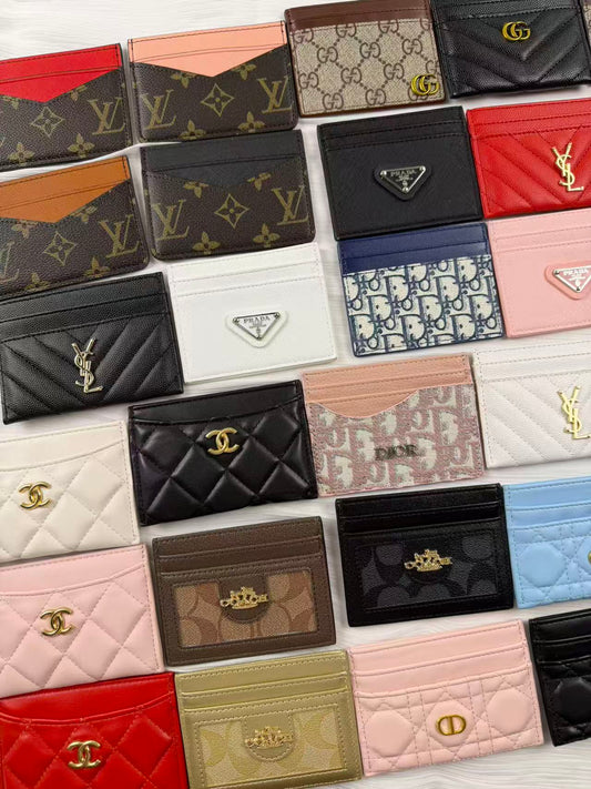 Designer card cases wallets