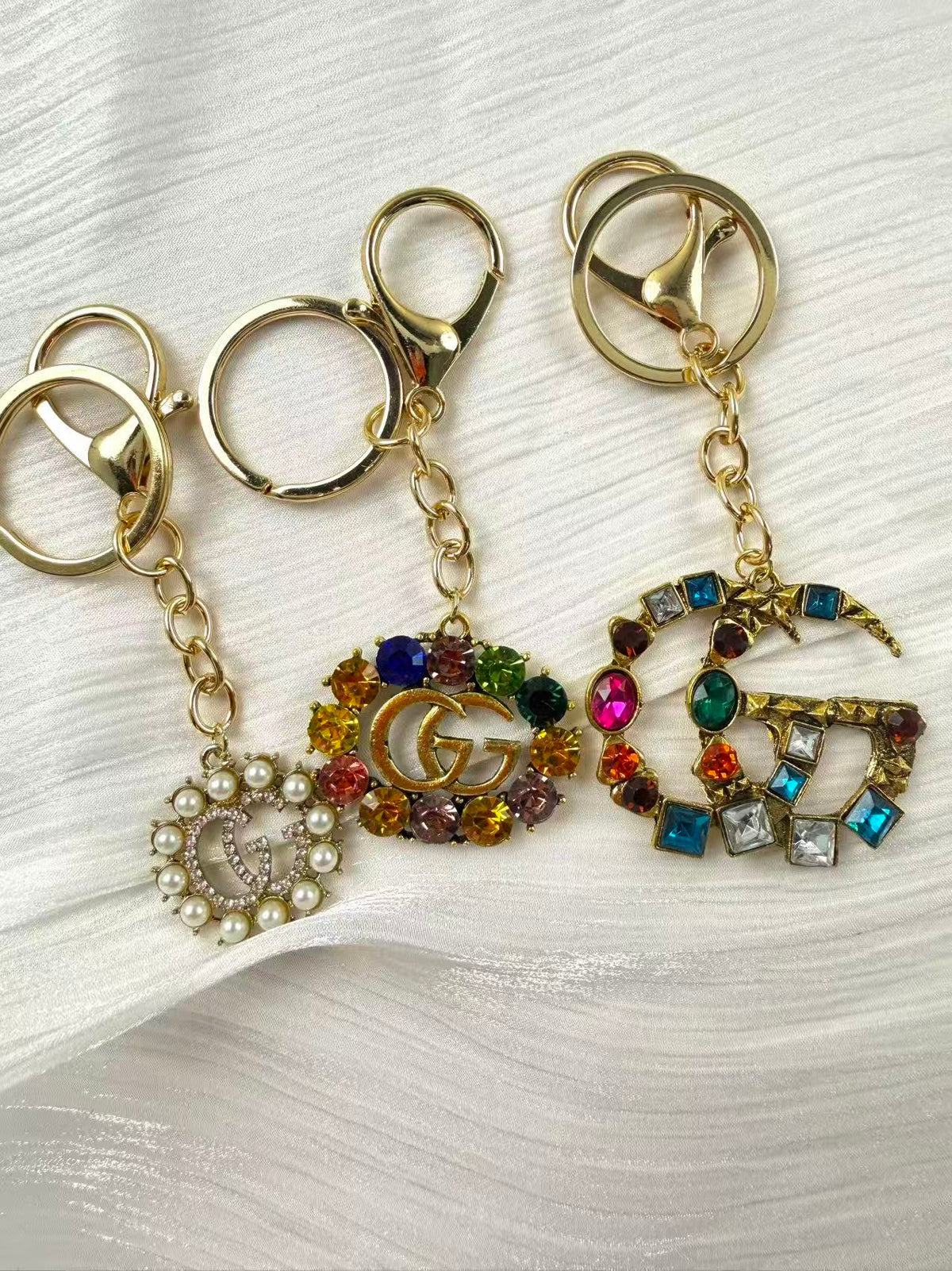Big charm designer keychain bag charm