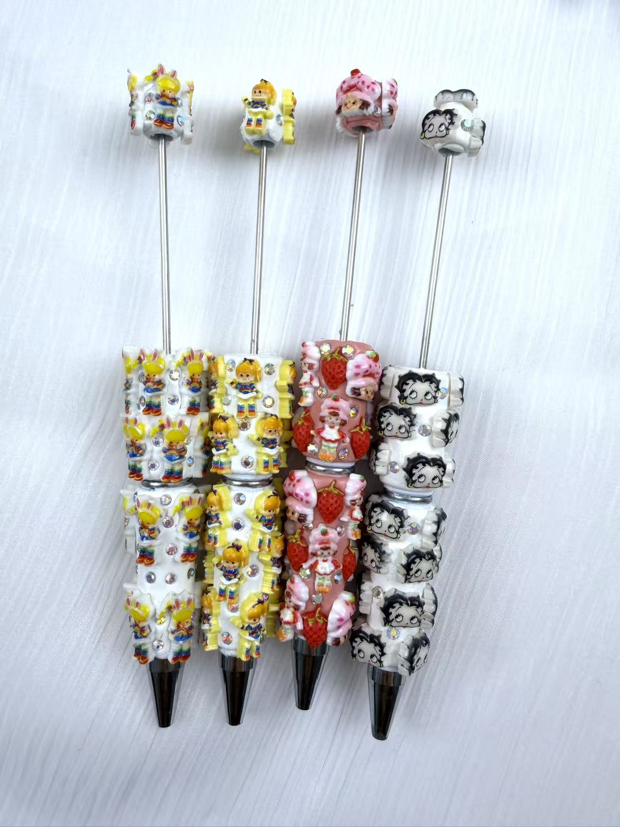 Charms colorful fancy diy pens