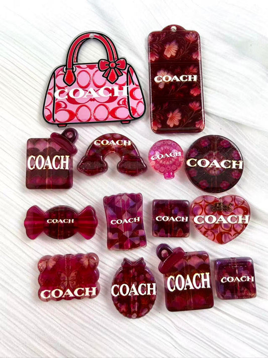 pink coach bead mix