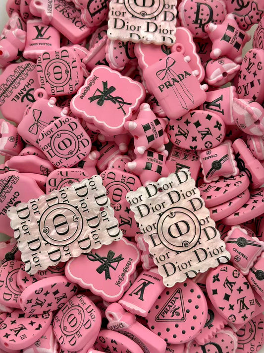 Pink designer bead mix