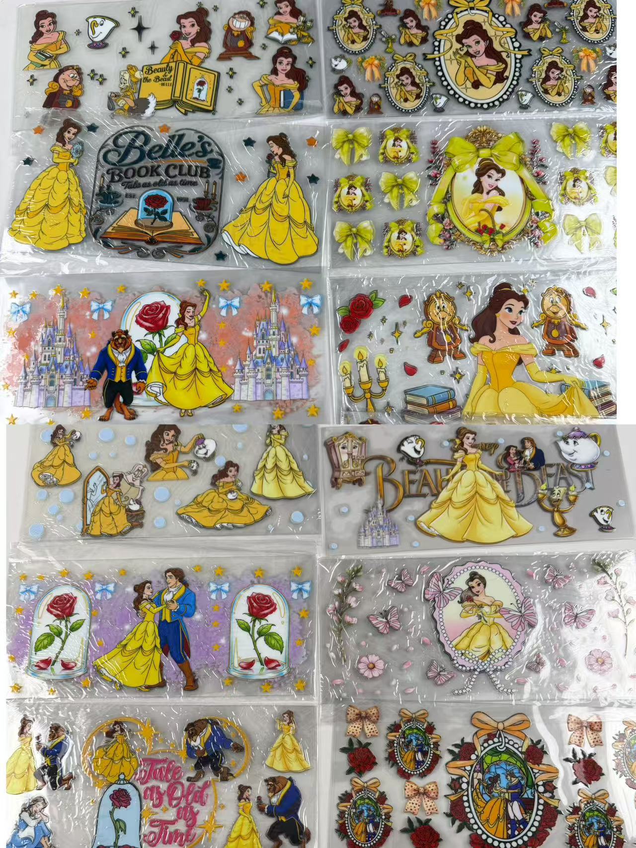 Princess Cup wrap 16oz UVDTF stickers